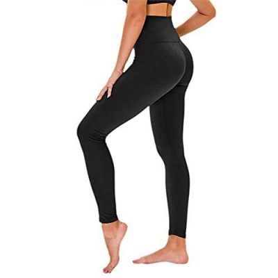 High Waisted Leggings for Women - No See Through Tummy Novelty Workout Yoga P...